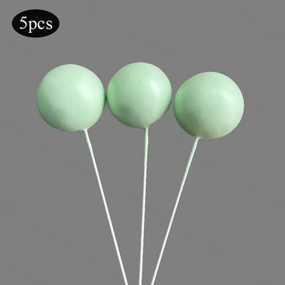 5 vnt/sl. Tortų tvarsčiai Auksiniai sidabriniai rutuliukai su gimtadieniu torto dangtelis „pasidaryk pats“ tortų papuošimui, skirtas papuošti kūdikių dušu, vestuvės