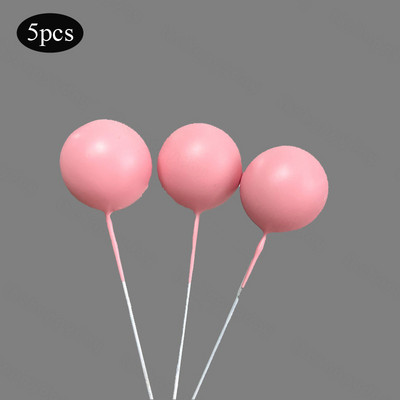 5 vnt/sl. Tortų tvarsčiai Auksiniai sidabriniai rutuliukai su gimtadieniu torto dangtelis „pasidaryk pats“ tortų papuošimui, skirtas papuošti kūdikių dušu, vestuvės