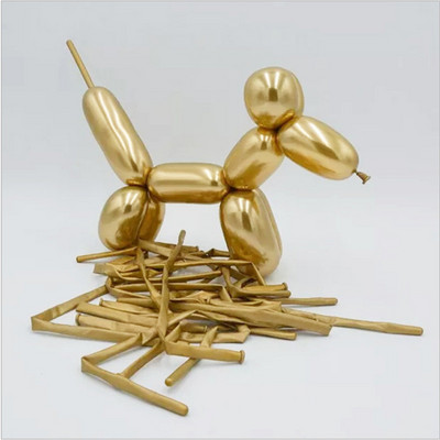 Fémcsíkos 260 varázsgömb születésnapi parti esküvői dekoráció évfordulójának emlékére, boltnyitó kellékek