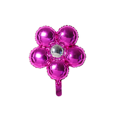 3 vnt gėlių aliuminio folijos balionai su gimtadieniu vestuvių dekoravimui balionai kūdikių dušo rinkodaros veikla vakarėlio reikmenys