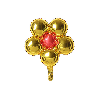 3 vnt gėlių aliuminio folijos balionai su gimtadieniu vestuvių dekoravimui balionai kūdikių dušo rinkodaros veikla vakarėlio reikmenys