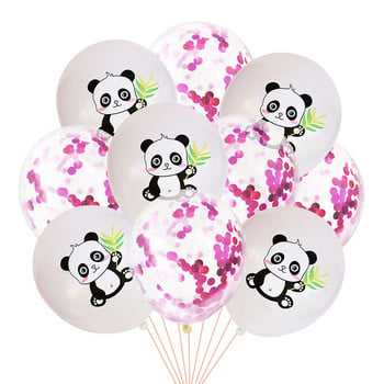 10 τμχ panda Latex Balloons Διακοσμήσεις για πάρτι γενεθλίων Παιδικό μπαλόνι γενεθλίων για την ημέρα των παιδιών Golobs Φουσκωτά παιχνίδια 12 ιντσών