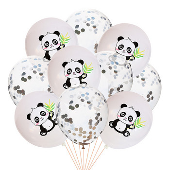 10 τμχ panda Latex Balloons Διακοσμήσεις για πάρτι γενεθλίων Παιδικό μπαλόνι γενεθλίων για την ημέρα των παιδιών Golobs Φουσκωτά παιχνίδια 12 ιντσών