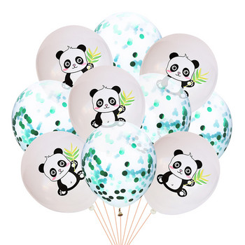 10 τμχ panda Latex Balloons Διακοσμήσεις για πάρτι γενεθλίων Παιδικό μπαλόνι γενεθλίων για την ημέρα των παιδιών Golobs Φουσκωτά παιχνίδια 12 ιντσών