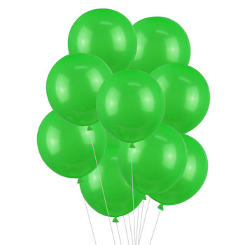 10 τμχ 12 ιντσών Πράσινα μπαλόνια Σετ Τροπικά Φύλλα Εκτύπωση Latex Ballon Hawaii Jungle Party Decorations Globos Green Leaf Decor
