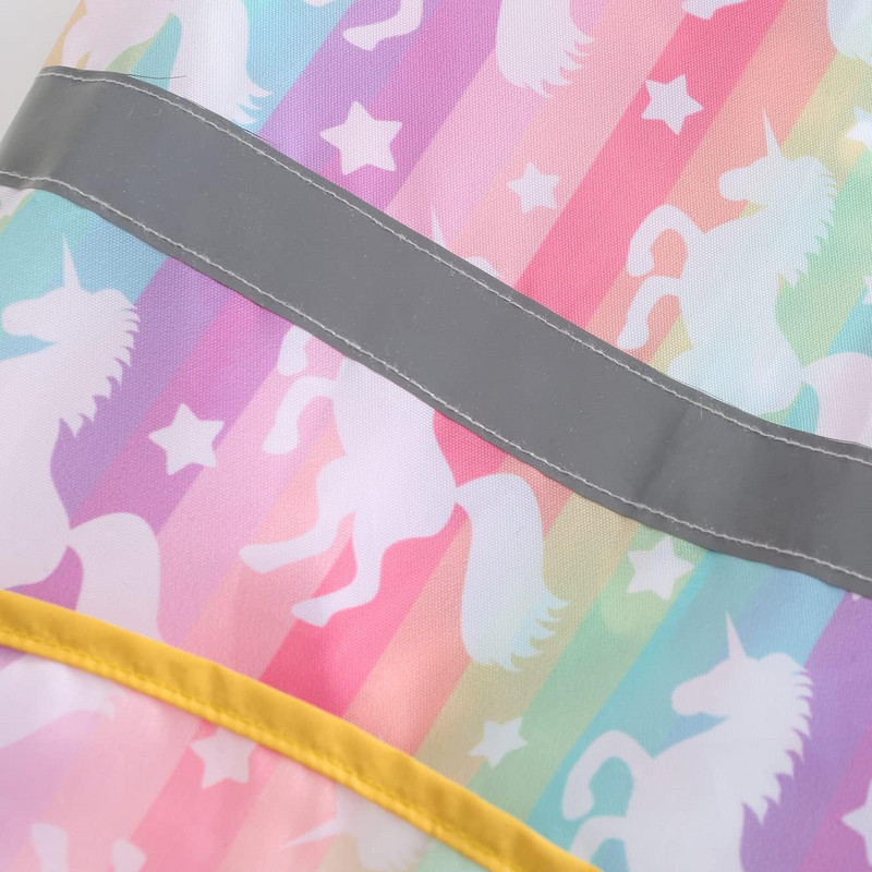 Új kutya vízálló esőkabát szivárvány egyszarvú könnyű esőkabát kis közepes kutyák tömör kiskutya ruhák fényvisszaverő háziállatok