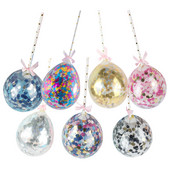 Decor pentru baloane Topper pentru ziua de naștere Baloane de Crăciun Nuntă fericită Desert pentru bebeluși Duș Cupcake Ziua petrecerii Paiete Tort de Îndrăgostiți