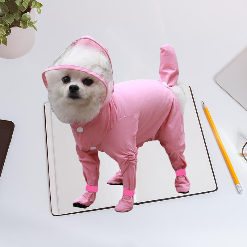 Tökéletes védelem kedvence számára: Vízálló esőkabát beépített esőcsizmával macskáknak és kutyáknak