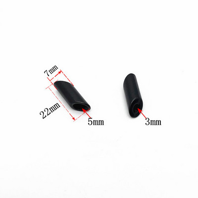 XUNZHE 10vnt 22*7*5mm metalinio laido galo lyno sagtis sportinė apranga juosmens virvės kepuraitė virvė kelnės virvė sagtis „pasidaryk pats“ „Paracord“ priedai