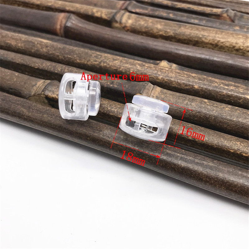 20 vnt. skaidrios virvės elastinės reguliavimo sagties „pasidaryk pats“ doko lyno fiksavimo laidas, jungikliai kaukės reguliavimo sagties siuvimo priedai