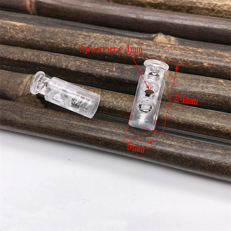 20 vnt. skaidrios virvės elastinės reguliavimo sagties „pasidaryk pats“ doko lyno fiksavimo laidas, jungikliai kaukės reguliavimo sagties siuvimo priedai