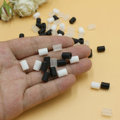 50/100/200 vnt suaugusiems vaikams reguliuojamos silikoninės laido užraktai, neslystantys kamštis, dirželis, sagtis, sutraukiami raišteliai ausų dirželio laido galo užraktas