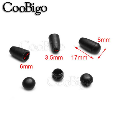 Laido galai Varpelio kamštis su dangčio užraktu, plastikinis sujungimo lyno spaustukas Paracord raištelių maišelis Sportinės aprangos batų raišteliai „pasidaryk pats“ priedai 10 vnt.