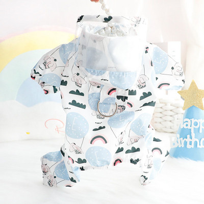 Jauns mājdzīvnieku četrkājains lietusmētelis ar vilkšanas sprādzi Corgi Full Wrap, ūdensnecaurlaidīgs, vēja necaurlaidīgs pončo ar kapuci, maziem un vidējiem suņiem