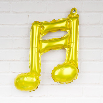 1 τεμ 50x45 εκ. Πολύχρωμη μουσική Μονόχρωμο Μπαλόνι Διπλό Μπαλόνι Σημειώσεις Γενεθλίων Γενεθλίων Αλουμινόχαρτο Αλουμινόχαρτο με μπαλόνι Δραστηριότητα πάρτι