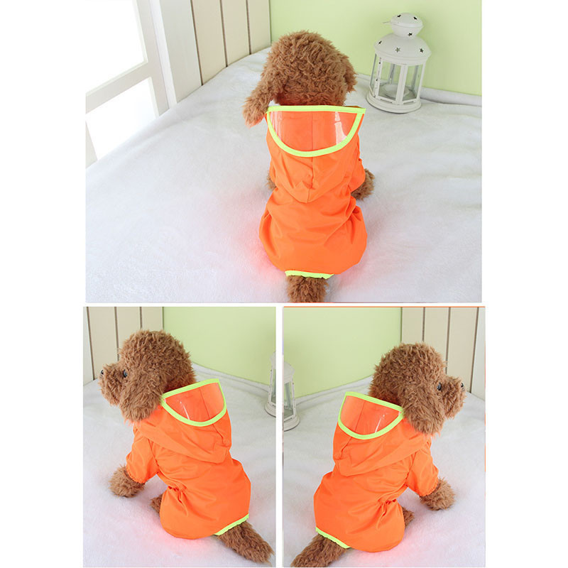 Νέο αδιάβροχο κατοικίδιο ζώο με τέσσερα πόδια Corgi Pet Full Wrap Αδιάβροχο αντιανεμικό Poncho με κουκούλα Μικρό μεσαίο σκύλο Εξωτερική ένδυση Ένδυση για κατοικίδια