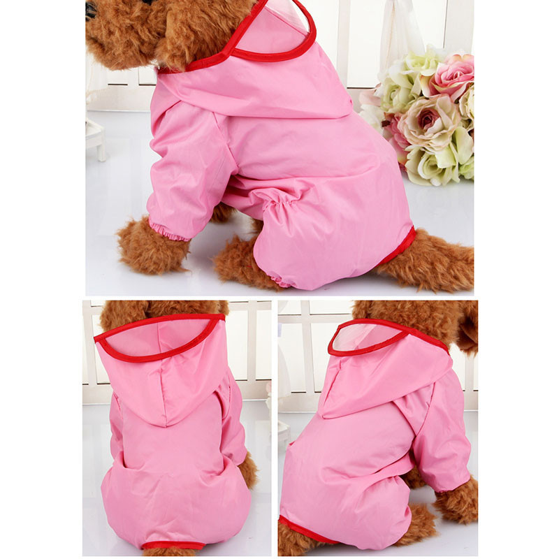 Νέο αδιάβροχο κατοικίδιο ζώο με τέσσερα πόδια Corgi Pet Full Wrap Αδιάβροχο αντιανεμικό Poncho με κουκούλα Μικρό μεσαίο σκύλο Εξωτερική ένδυση Ένδυση για κατοικίδια