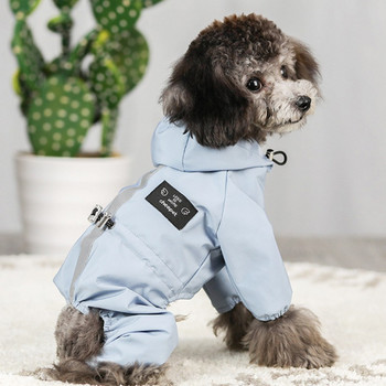 Φούστες για σκύλους Αδιάβροχο για σκύλους Αδιάβροχο μπουφάν για σκύλους Ρούχα για κατοικίδια Ζώο για κατοικίδια Αδιάβροχο αναπνέον ανακλαστικό μαλακό αδιάβροχο