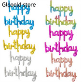 Daudz laimes dzimšanas dienā Saliktie burti Baloni Rozā zelts Mazie alfabēti Dzimšanas dienu ballīšu rotājumi Reklāmkarogs Bērnu dušas globusi