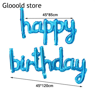 Daudz laimes dzimšanas dienā Saliktie burti Baloni Rozā zelts Mazie alfabēti Dzimšanas dienu ballīšu rotājumi Reklāmkarogs Bērnu dušas globusi