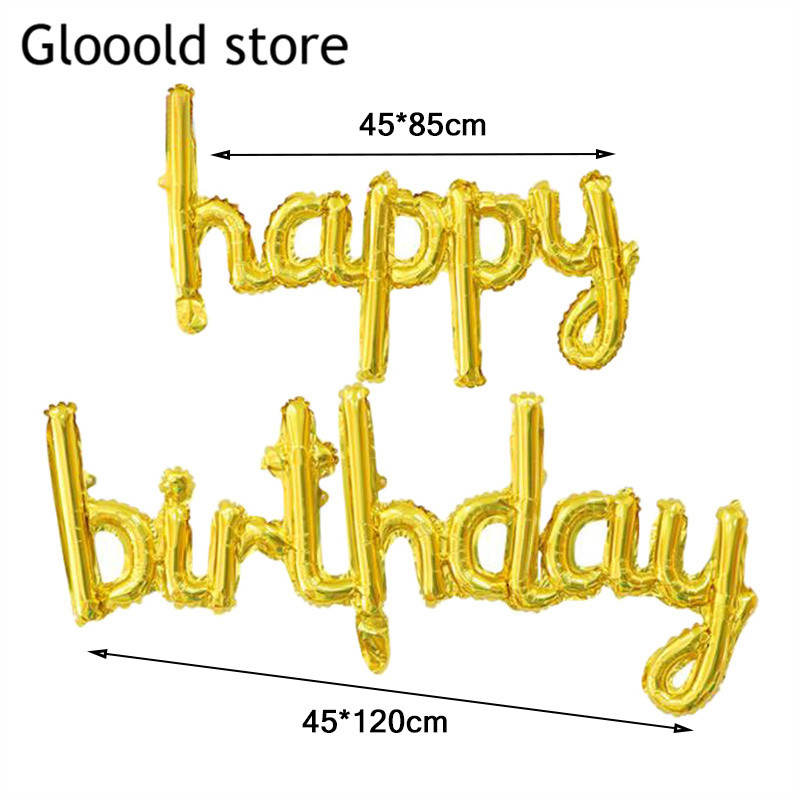 Daudz laimes dzimšanas dienā Saliktie burti Baloni Rozā zelts Mazie alfabēti Dzimšanas dienu ballīšu rotājumi Reklāmkarogs Bērnu dušas globusi