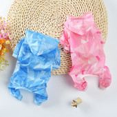 Pet Cat Dog veekindel vihmamantel Jumpsuit helkur kapuutsiga kutsika koera vihmamantel õues riided jakk väikestele koertele lemmikloomatarbed