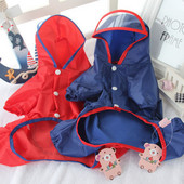 2023 m. vasaros augintinio lietpaltis šunų drabužiai „viskas įskaičiuota“ su keturiomis kojomis, vandeniui atspariais šunų drabužiais Korgių buldogų Didelių šunų naminių gyvūnėlių drabužiai