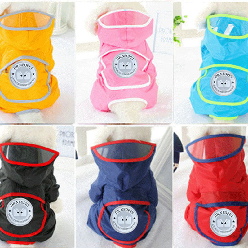 2023 m. vasaros augintinio lietpaltis šunų drabužiai „viskas įskaičiuota“ su keturiomis kojomis, vandeniui atspariais šunų drabužiais Korgių buldogų Didelių šunų naminių gyvūnėlių drabužiai