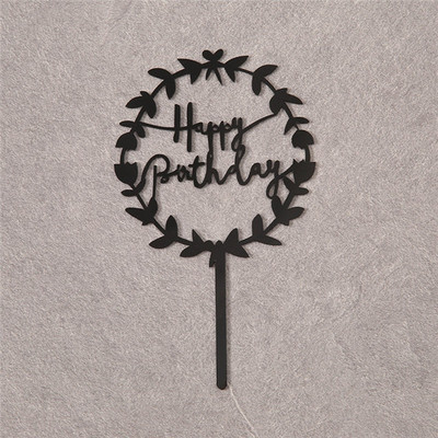 2021. gada Daudz laimes dzimšanas dienā kūkas virsma Zelta sudraba Akrils Zēns Meitene Ballīte Kūkas virsma Dekorācija Dāvana Locītis kūkas karogs Dzimšanas dienas piederumi