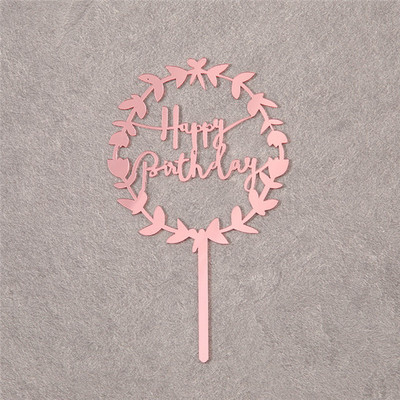 2021. gada Daudz laimes dzimšanas dienā kūkas virsma Zelta sudraba Akrils Zēns Meitene Ballīte Kūkas virsma Dekorācija Dāvana Locītis kūkas karogs Dzimšanas dienas piederumi