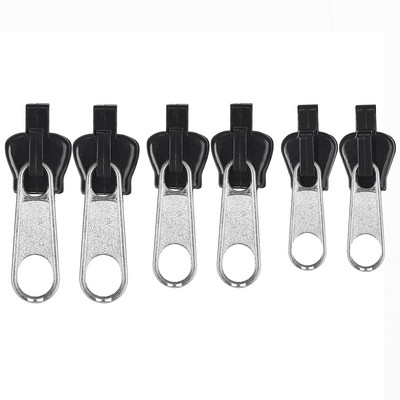 12/6 DB azonnali cipzáras univerzális azonnali rögzítő cipzárjavító készlet cserecipzár csúszka fogmentő cipzár 3 különböző mérethez