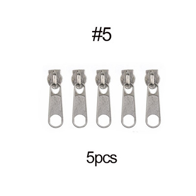 5 vnt. Fix Zipper „Pasidaryk pats“ užtrauktuko slankiklio remonto rinkinys, skirtas užtrauktukų tvirtinimams Siuvimo siuvimo įrankiai Drabužių priedai Dydis 3/5/8/10