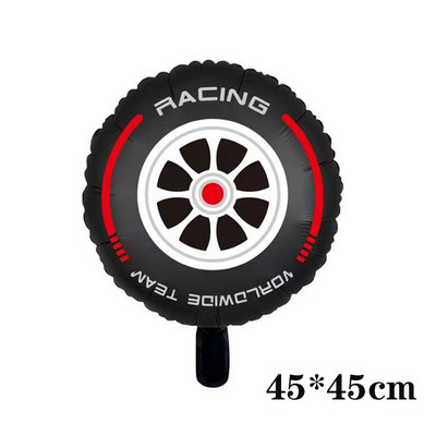 Multifilmi võidusõiduautode sünnipäevatarbed Võidusõidu mootorratta õhupalliga kiiver õhupalliga motokrossi võidusõidupeo mustrirattapeo kaunistusmänguasi