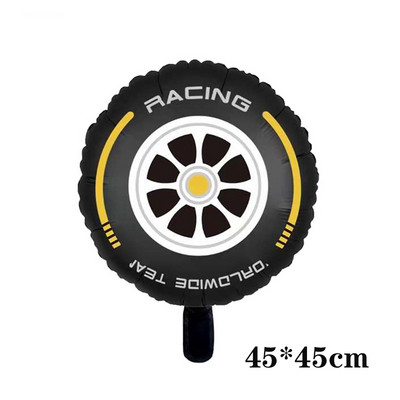 Multifilmi võidusõiduautode sünnipäevatarbed Võidusõidu mootorratta õhupalliga kiiver õhupalliga motokrossi võidusõidupeo mustrirattapeo kaunistusmänguasi