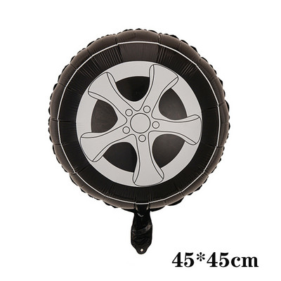 Multifilmi võidusõiduautode sünnipäevatarbed Võidusõidu mootorratta õhupalliga kiiver õhupalliga motokrossi võidusõidupeo mustrirattapeo kaunistusmänguasi