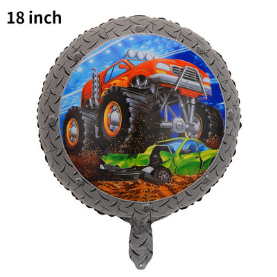 Multifilmi võidusõiduautode sünnipäevatarbed Võidusõidu mootorratta õhupalliga kiiver õhupalliga motokrossi võidusõidupeo mustrirattapeo kaunistusmänguasi