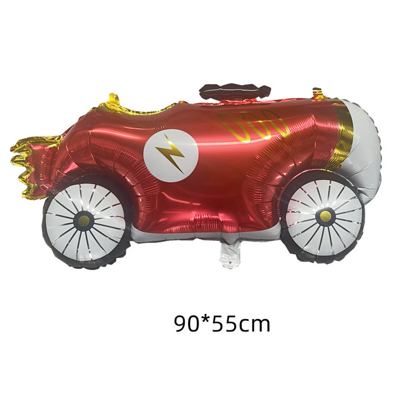 Multifilmi võidusõiduautode sünnipäevatarbed Võidusõidu mootorratta õhupalliga kiiver õhupalliga motokrossi võidusõidupeo mustrirattapeo kaunistusmänguasi