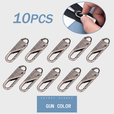 „Pasidaryk pats“ siuvamas užtrauktuko slankiklio traukiklis momentinis užtrauktuko taisymo rinkinys, sulaužyto sagties kelioninio krepšio lagamino užtrauktuko galvutė