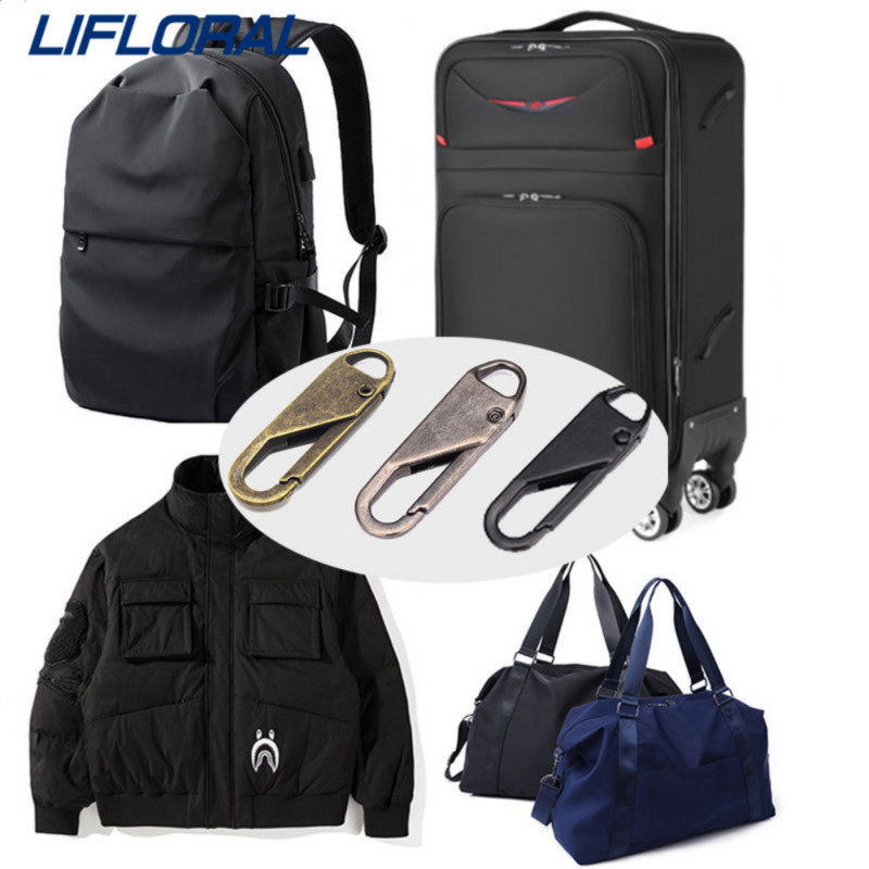 „Pasidaryk pats“ siuvamas užtrauktuko slankiklio traukiklis momentinis užtrauktuko taisymo rinkinys, sulaužyto sagties kelioninio krepšio lagamino užtrauktuko galvutė