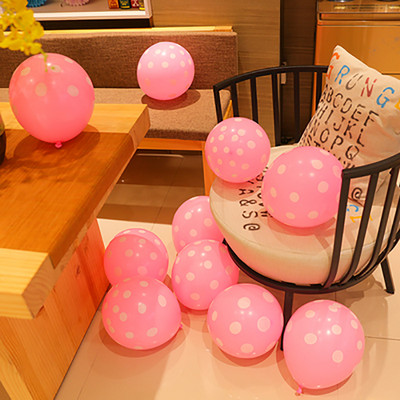 10/20 vnt 12 colių daugiaspalviai taškiniai balionai, vestuvės, su gimtadieniu Vaikų vakarėliui dekoruoti balionai.