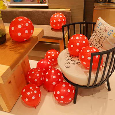 10/20 vnt 12 colių daugiaspalviai taškiniai balionai, vestuvės, su gimtadieniu Vaikų vakarėliui dekoruoti balionai.