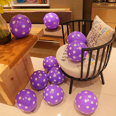 10/20 vnt 12 colių daugiaspalviai taškiniai balionai, vestuvės, su gimtadieniu Vaikų vakarėliui dekoruoti balionai.