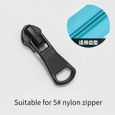 5 DB 3#/5# cipzáras csúszkák Automatikus zár fém matt fekete cipzáros csúszkák fém/nejlon/gyanta cipzárokhoz barkács varrás kellékek