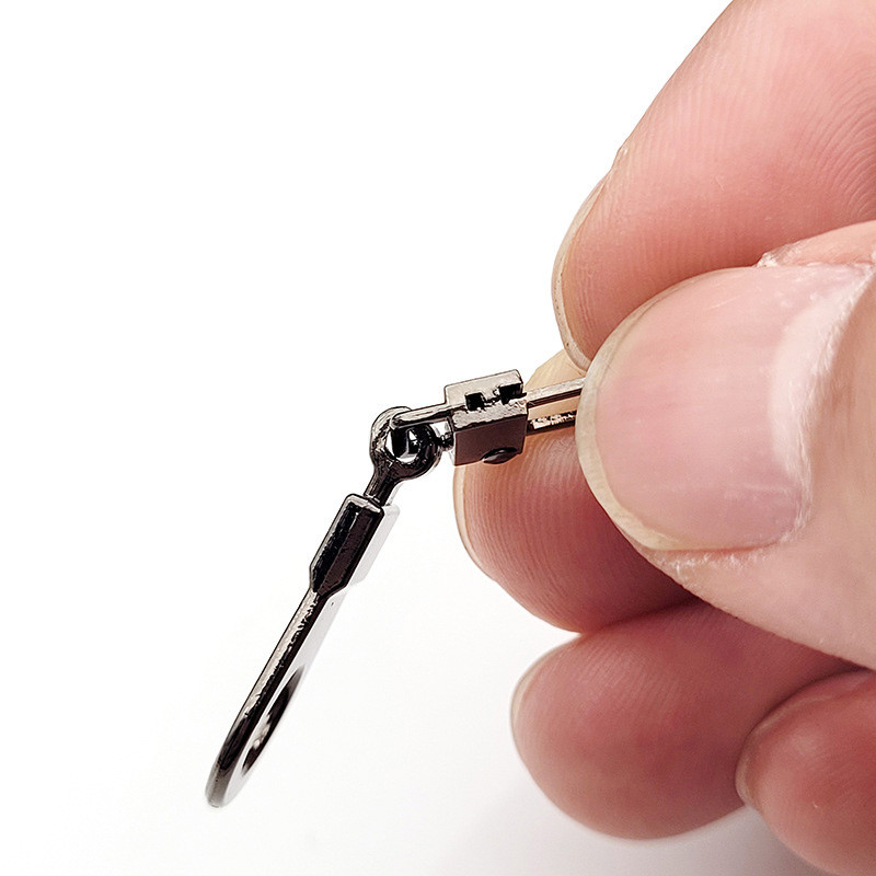 5 db univerzális csere, levehető fém cipzár lehúzók cipzár csúszkákhoz Fejcipzárok Javítókészletek Cipzárhúzó fül barkács varrás