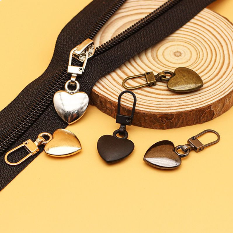 5 db levehető fém cipzár csúszka húzófül cipzár javító készlet cipzár rögzítő ruhatáska bőrönd hátizsák barkács kézműves cipzár fej