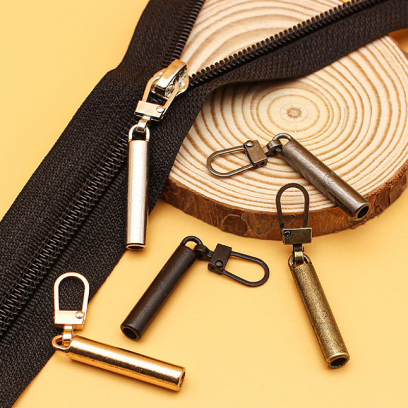 5 db levehető fém cipzár csúszka húzófül cipzár javító készlet cipzár rögzítő ruhatáska bőrönd hátizsák barkács kézműves cipzár fej