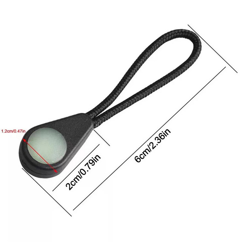 10 gab. Gaismas rāvējslēdzēja izvilkšanas aukla Ideāls komplekts Marķieri Mēteļiem Jakas Mugursomas Telts Bagāžas Rāvējslēdzēji Āra kempinga rīks