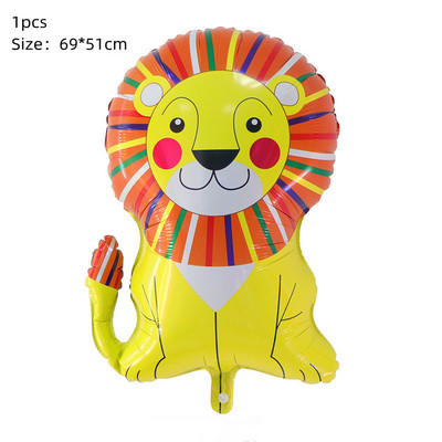 Sarkanā cirka dzimšanas dienas telts balonu komplekts 32 collu folijas numuru baloni Dzīvnieku tematiskā ballīte Bērnu dzimšanas dienas ballītes rotājumi bērniem