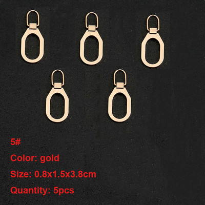 5 db cipzár húzó csere levehető fém cipzár húzófül Univerzális cipzár fogó cipzár csúszkák hátizsákokhoz kabátok cipők