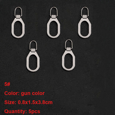 5 db cipzár húzó csere levehető fém cipzár húzófül Univerzális cipzár fogó cipzár csúszkák hátizsákokhoz kabátok cipők